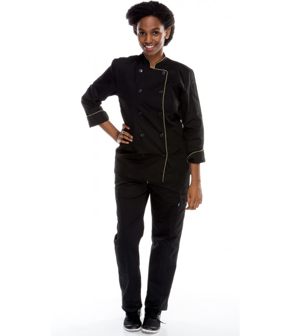 Classic Chef Jacket with Piping
