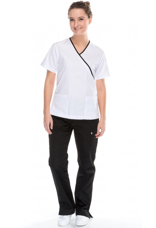 Cross Over V-Neck Scrub Top