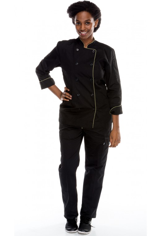 Classic Chef Jacket with Piping