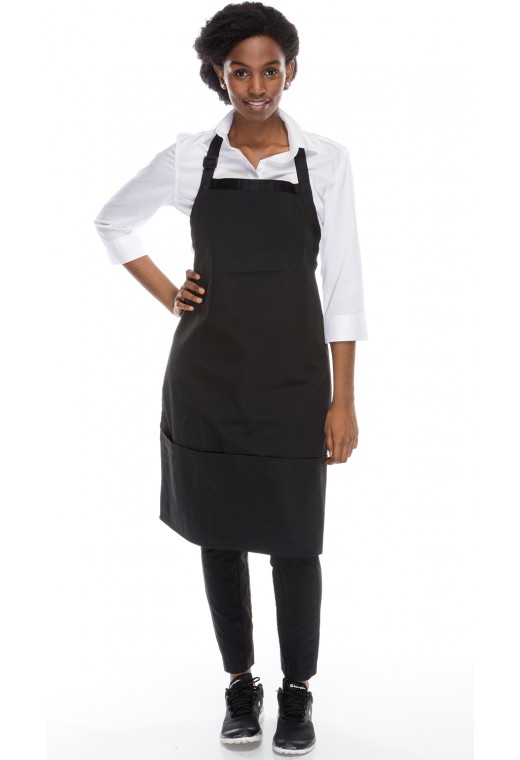 Long Bib Apron Multi-Pocket